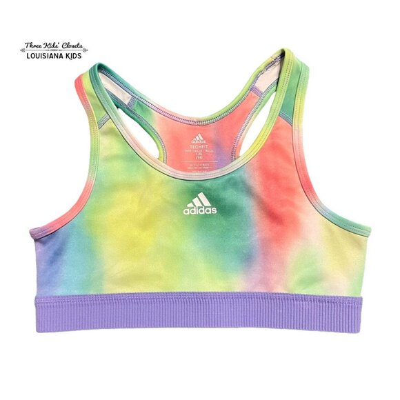 adidas Other - Adidas L (14) TechFit Tie Dye Sports Bra
